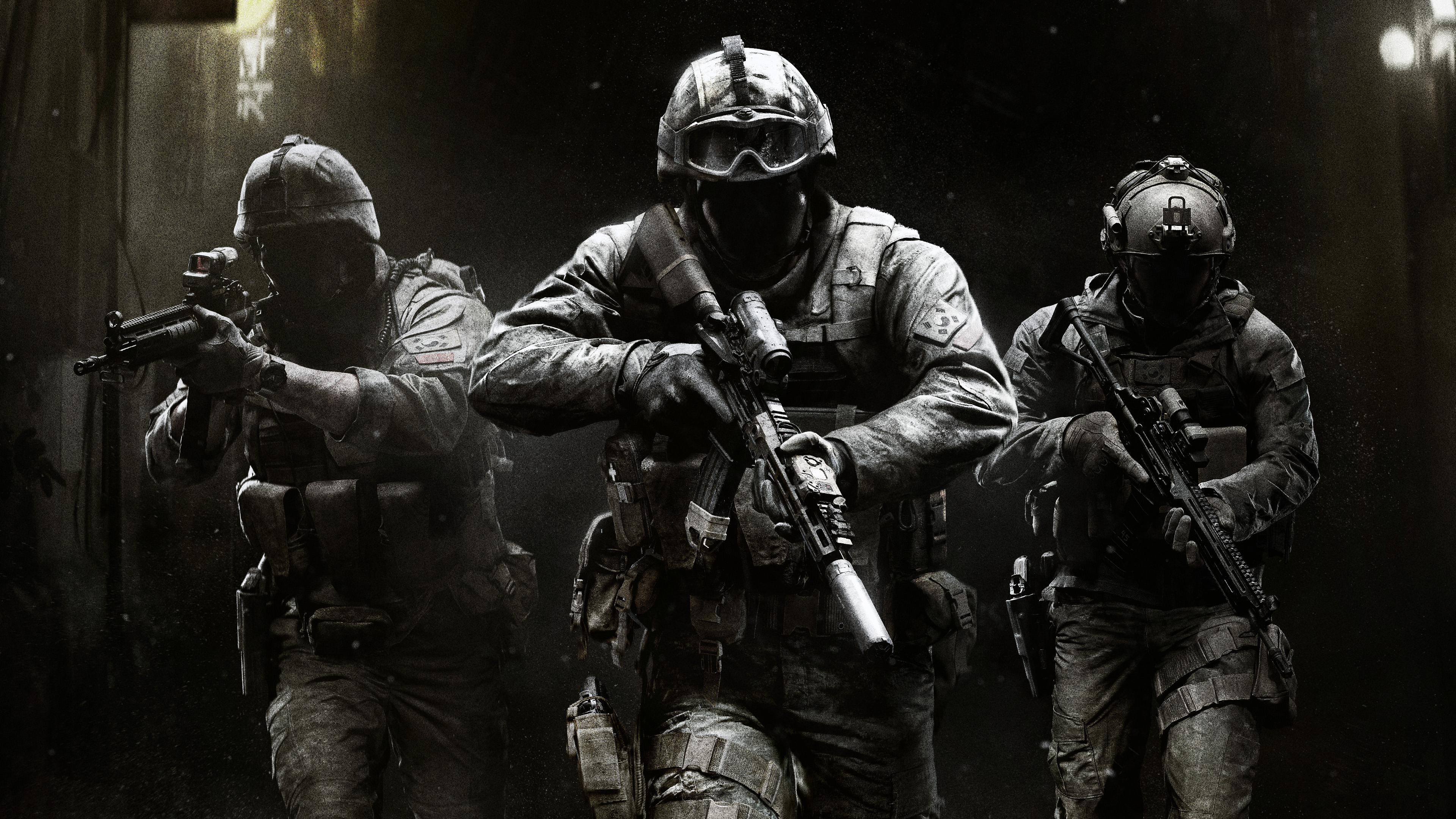 Call of Duty katonai csapat taktikai bevetés közben
